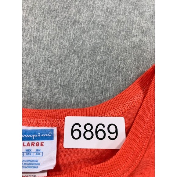Champion 100% Cotton Vintage Short Sleeve Crew Tee Shirt (Men's 3XL)‎ Coral - Picture 9 of 9